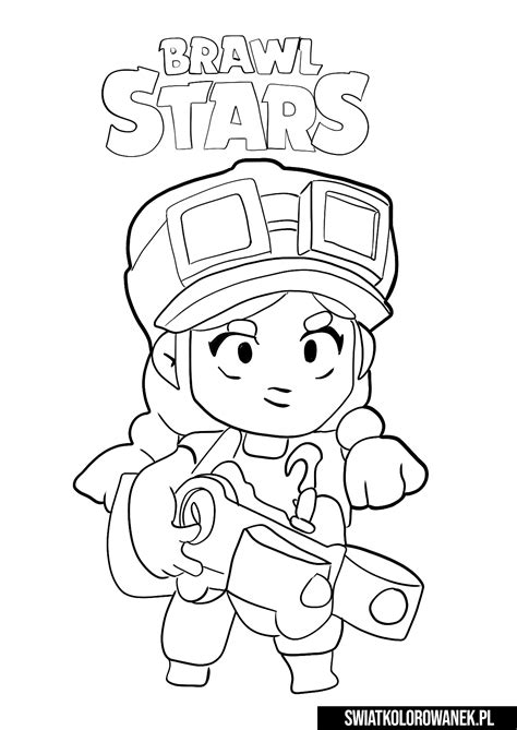 brawl stars coloring pages swiatkolorowanekpl