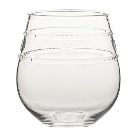 Juliska Isabella Acrylic Stemless Wine Glass Borsheims
