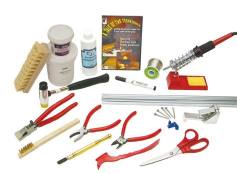 Beginner Lead Start Up Kit Stained Glass Kits Stained Glass Supplies