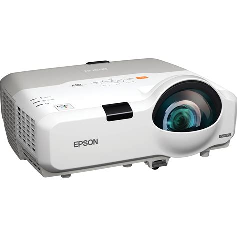 epson powerlite  multimedia short throw projector vh