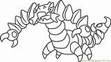 Drapion Coloringpages101 Pokémon sketch template