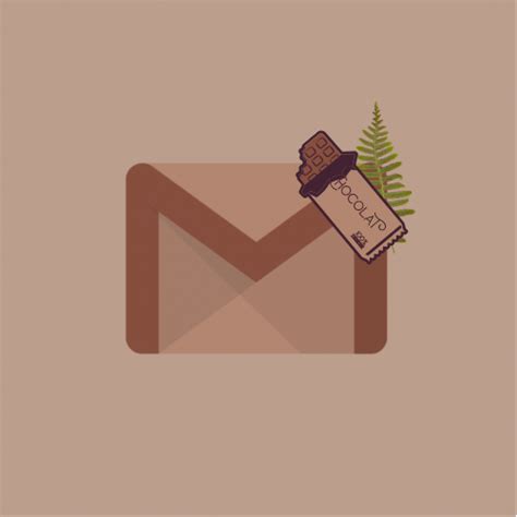 gmail chocolat logo app icon design screen design homescreen gmail
