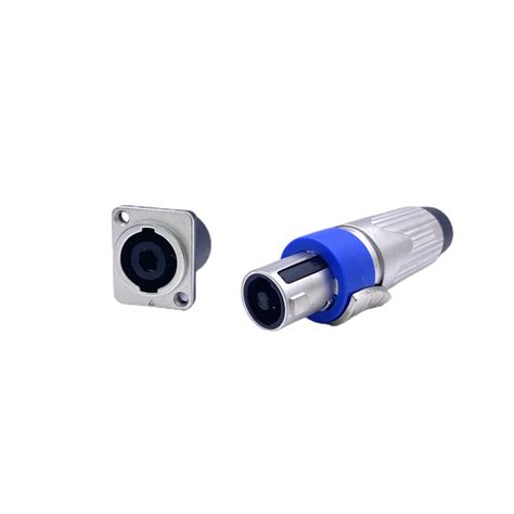wholesale  pin metal speakon speaker connector male female manufacturer  supplier farland