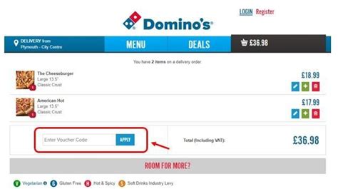 dominos pizza promo codes july