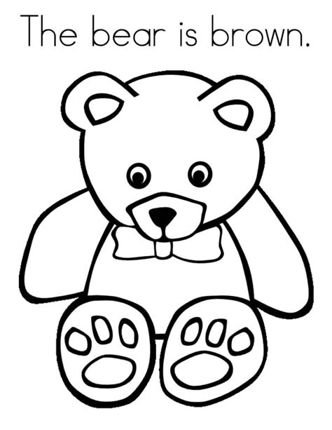 brown bear coloring pages  place  color