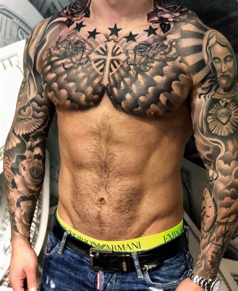Chest Tattoo For Men Cool Chest Tattoos Chest Tattoo Men Cool