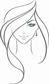 Drawing Simple Woman Easy Drawings Face Girl Women Female Vector Silhouette Clip Paintingvalley Google Illustration Silhouettes Elegant Line Vectorstock Choose sketch template