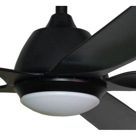 harbor breeze cartersville   black integrated led indooroutdoor ceiling fan  light