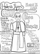 Francis Pope Coloring Printable Pages St Paper Downloadable Size Click Sheet Template sketch template
