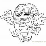 Coloring Galactus Modok Coloringpages101 Squad Hero Super Pages Show sketch template