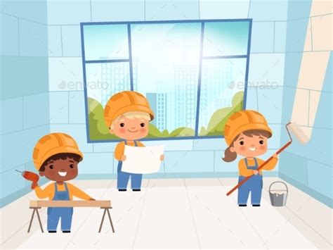 kids builders  onyxprj graphicriver