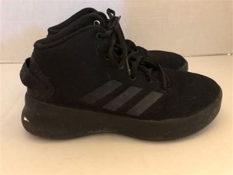 adidas ortholite equipment kids boy black sneaker tennis shoe sz  ebay