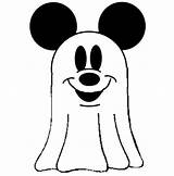 Coloring Ghost Mickey Pages Mouse Printable Pumpkin Clipart Halloween Kids Cartoon Disney Ghosts Characters Clip Cliparts Printables Print Book Filminspector sketch template