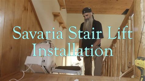 tad short savaria stair lift installation  caliber youtube