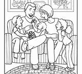Family sketch template