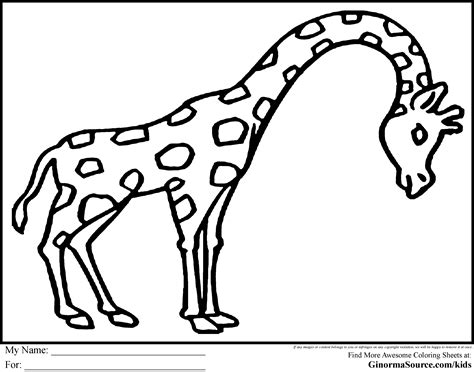 easy animal coloring pages  kids coloring home