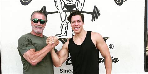 arnold schwarzenegger s son recreates his iconic