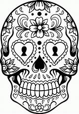Coloring Skull Pages Printable Color Creativity Ages Recognition Develop Skills Focus Motor Way Fun Kids sketch template