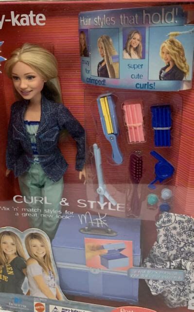 mary kate and ashley doll curl and style mary kate 2002 mattel for sale