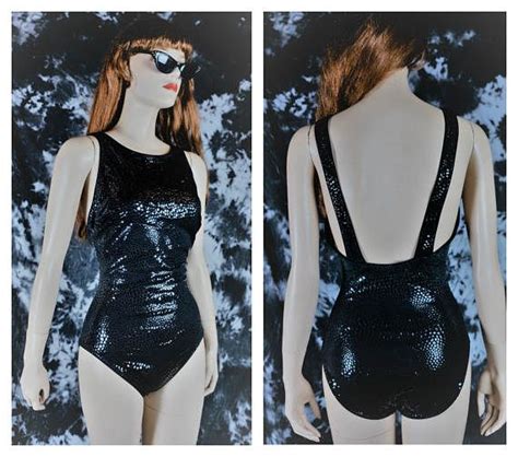 awesome 80s designer swimsuit impossible to find and in very good