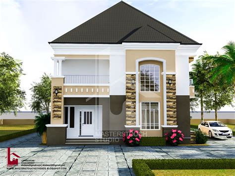 modern  contemporary nigerian building designs  gabriel  bedroom duplex