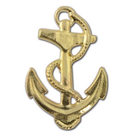 A17 Ships Anchor With Rope Lapel Pin