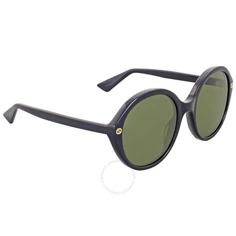 gucci round black sunglasses gg0023s 001 55 sunglasses gucci jomashop