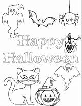 Halloween Coloring Printable Pages Kids Printables Happy Sheets Thehousewifemodern Scary Spooky Ghosts Page4 Easy Book Cat Page3 Ghost Montage There sketch template