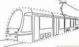 Tramway Tram Template sketch template
