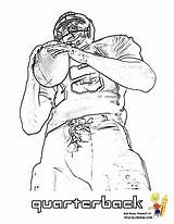 Pages Coloring Quarterback Football Getcolorings Printable sketch template