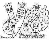 Vegetais sketch template