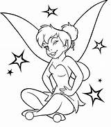 Tinkerbell Coloring Disney Pages Bell Tinker Laughing Line Drawing Printable Drawings Halloween Sheet Characters Print Fairy Clipart Clip Color Cute sketch template