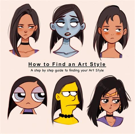 find  art style  step  step guide  finding  art st