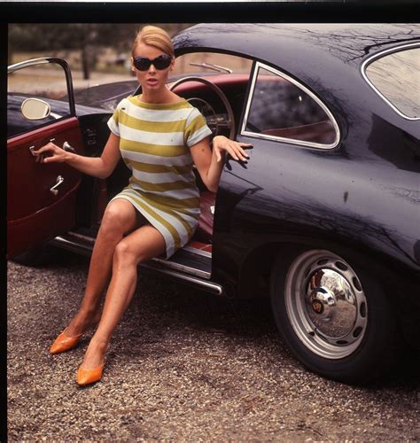 Deadly Curves Vintage Porsche And Vintage Beautiful Women In Them