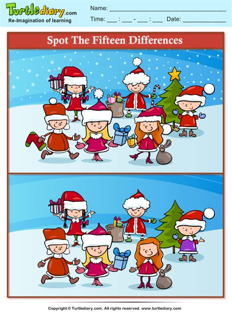 printable spot  difference activity sheets