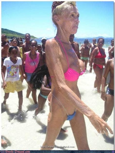 never too old for a string bikini randomoverload