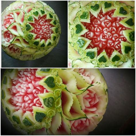 Carving Fruit Carving Watermelon Birthday T Thai Carving Inspiration
