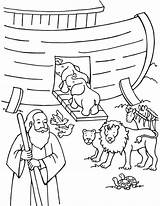 Noahs Noah Noego Arka Dzieci Arche Lds Kolorowanki Tiere Sehen sketch template