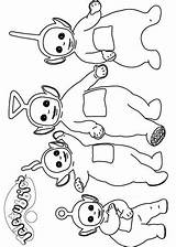 Teletubbies Coloring Pages Po Lala Dinokids Kids Fun Dipsy Print Color Getcolorings Getdrawings Close Template sketch template