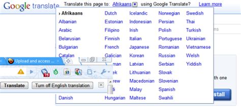 official google translate extension  chrome