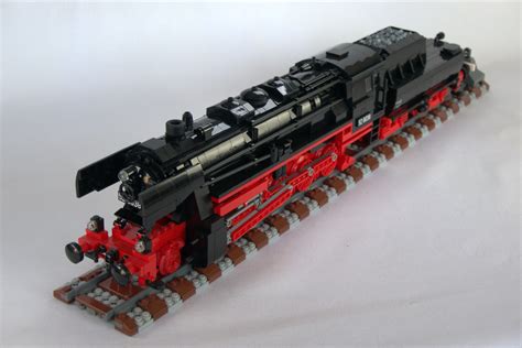 lego moc german class 52 80 steam locomotive by topaces rebrickable