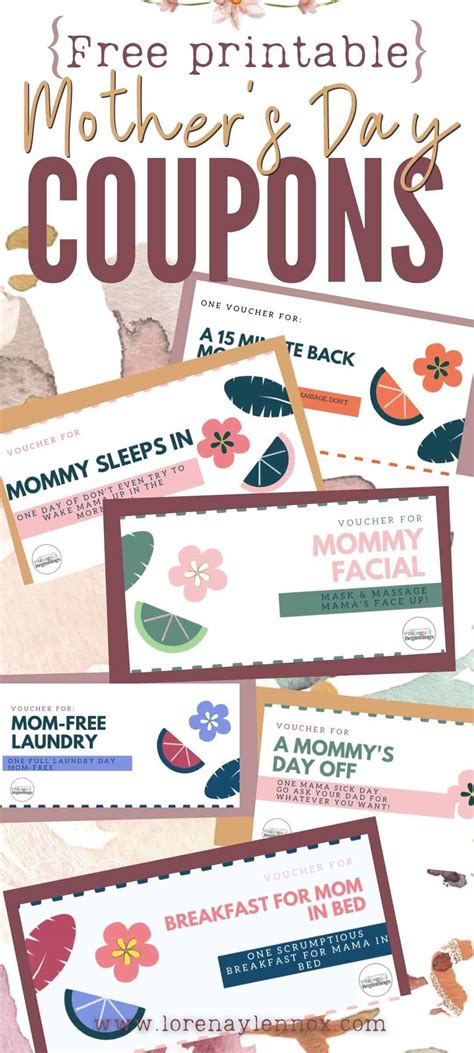 mothers day coupons bilingual beginnings