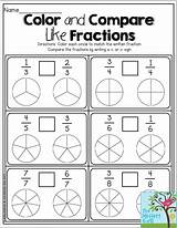 Fractions Compare Symbols Fraction Comparing Maths Decide Equivalent sketch template