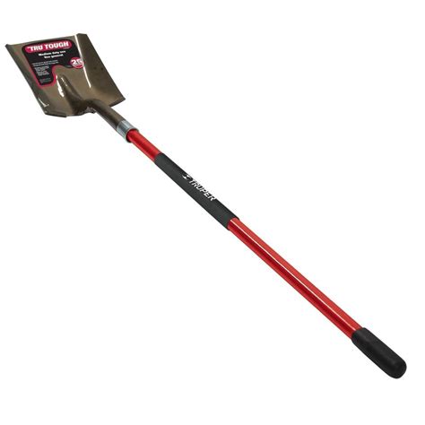 tru tough   fiberglass long handle transfer shovel  lowescom