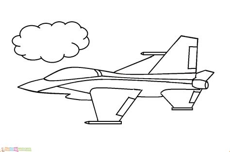sketsa pesawat