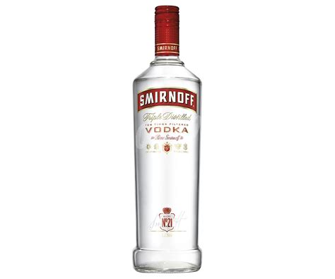 smirnoff vodka blanco de triple destilacion  diez veces filtrado