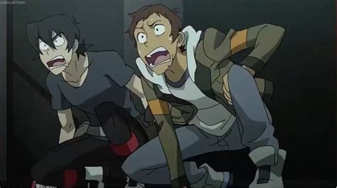 Keith And Lance Screaming And Ran For Their Lives From Voltron