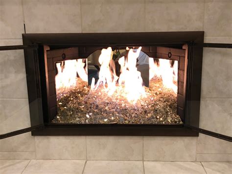 Real Fyre Gas Logs Ceramic Logs And Fire Glass Orange