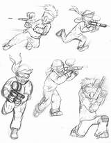 Paintball sketch template