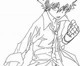 Hitman Coloring Reborn Tsuna Pages Katekyo Action Getcolorings Print Getdrawings sketch template